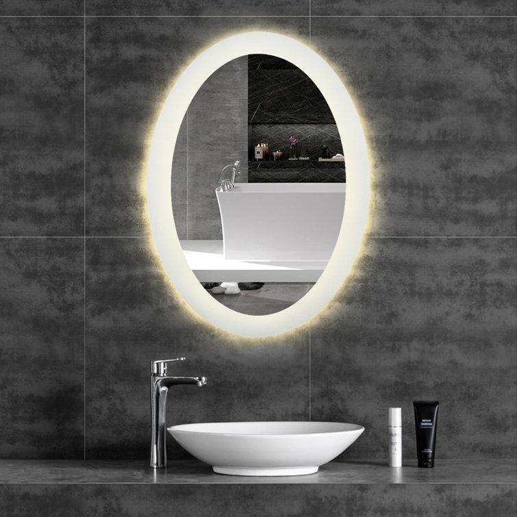 Bathroom Mirror With Frosted Edge Everything Bathroom